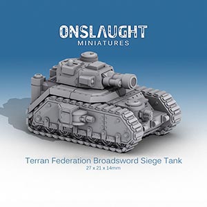 Terran Federation Broadsword Siege Tank