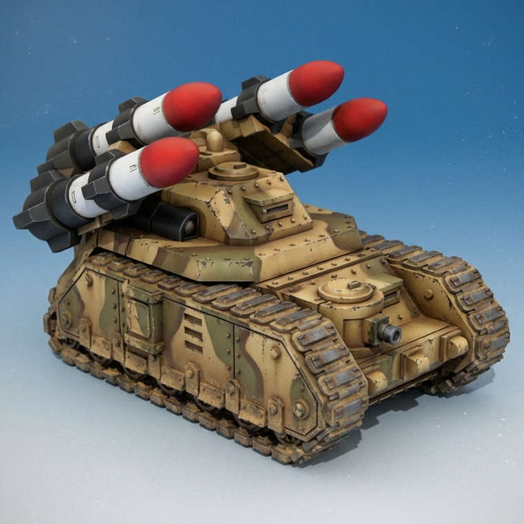 Terran Federation Catapult Rocket Tank