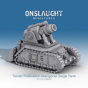 Terran Federation Mangonel Siege Tank