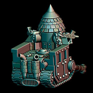 Space Orc Steamroller Tank 6